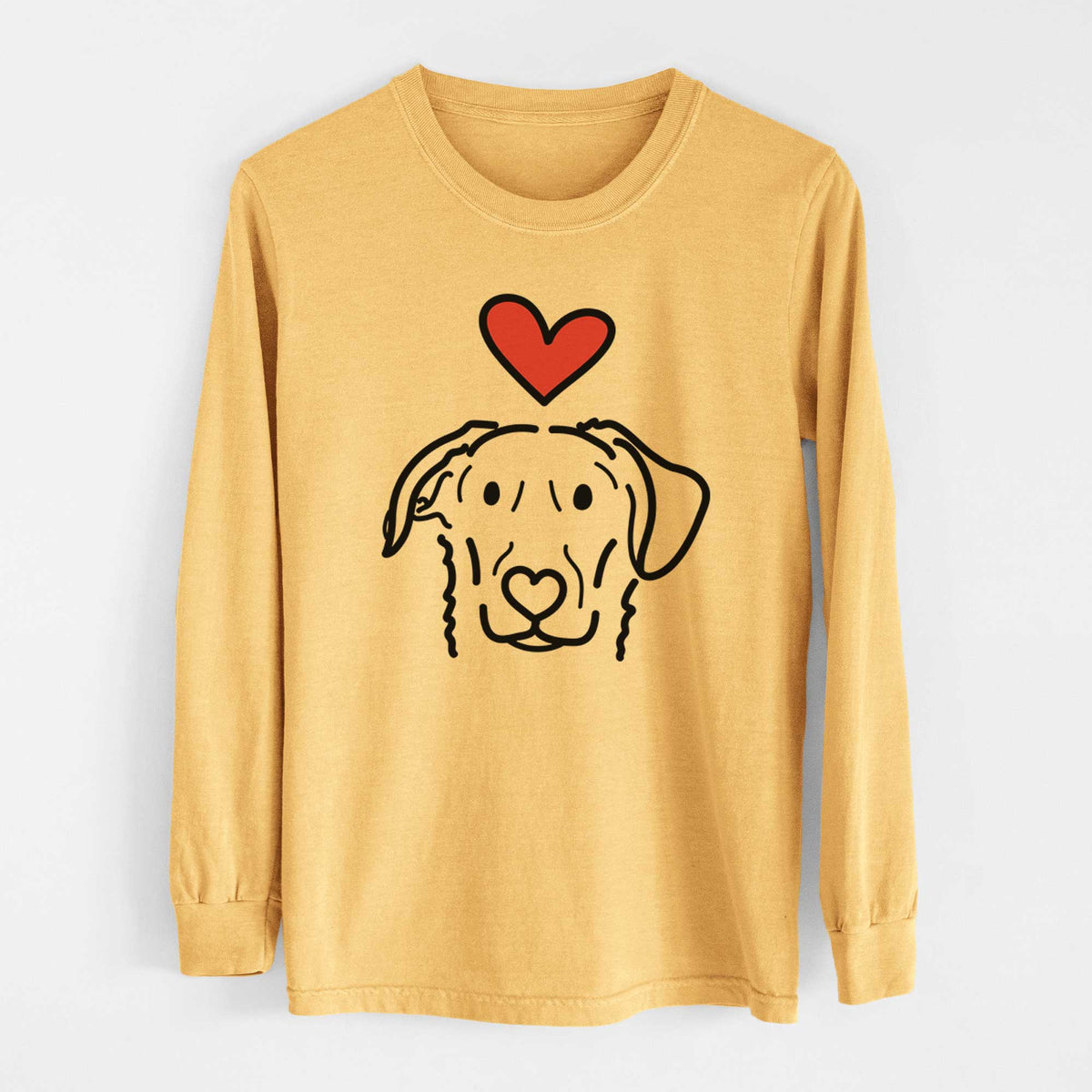Love Always German Shepherd Mix - Morrison - Heavyweight 100% Cotton Long Sleeve