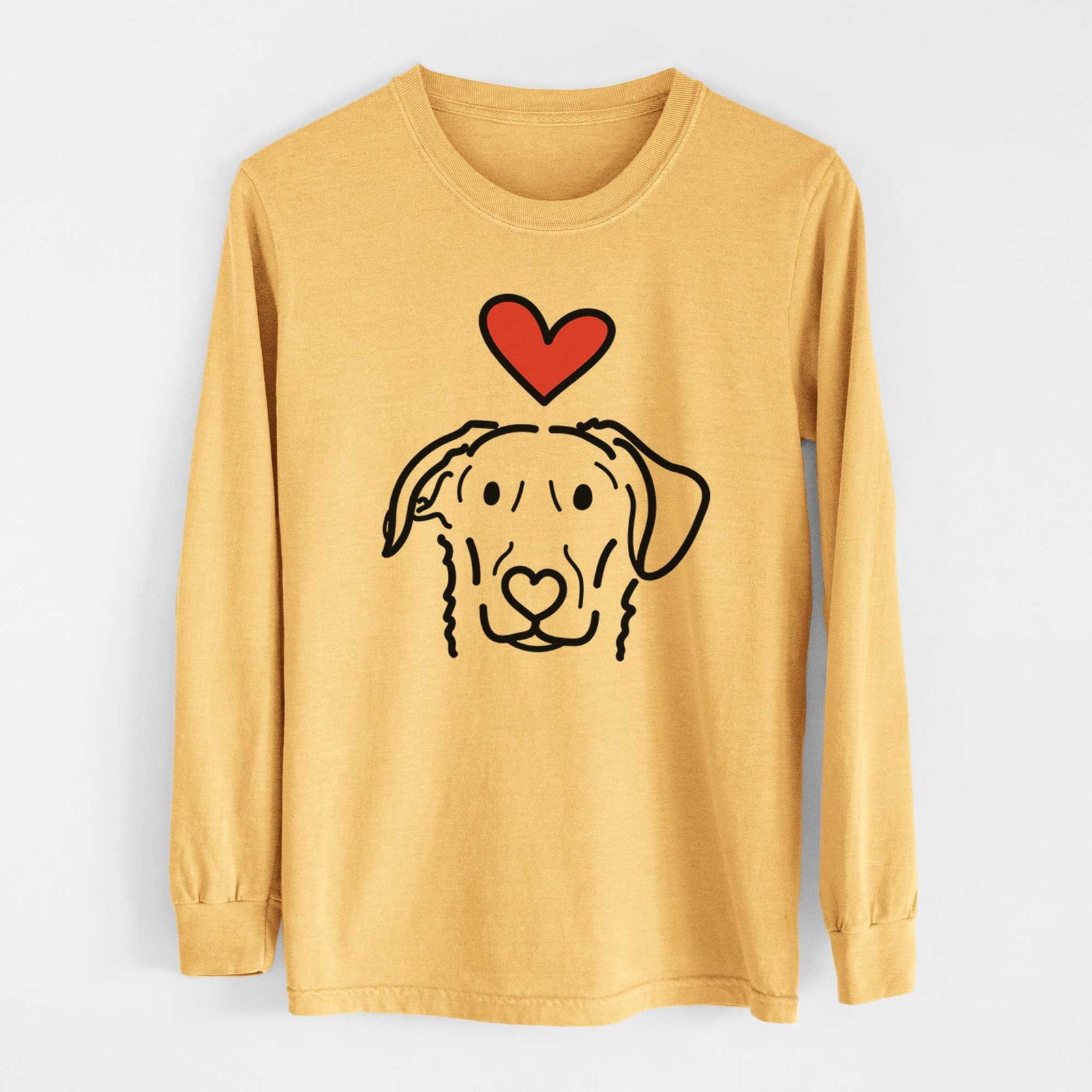 Love Always German Shepherd Mix - Morrison - Heavyweight 100% Cotton Long Sleeve