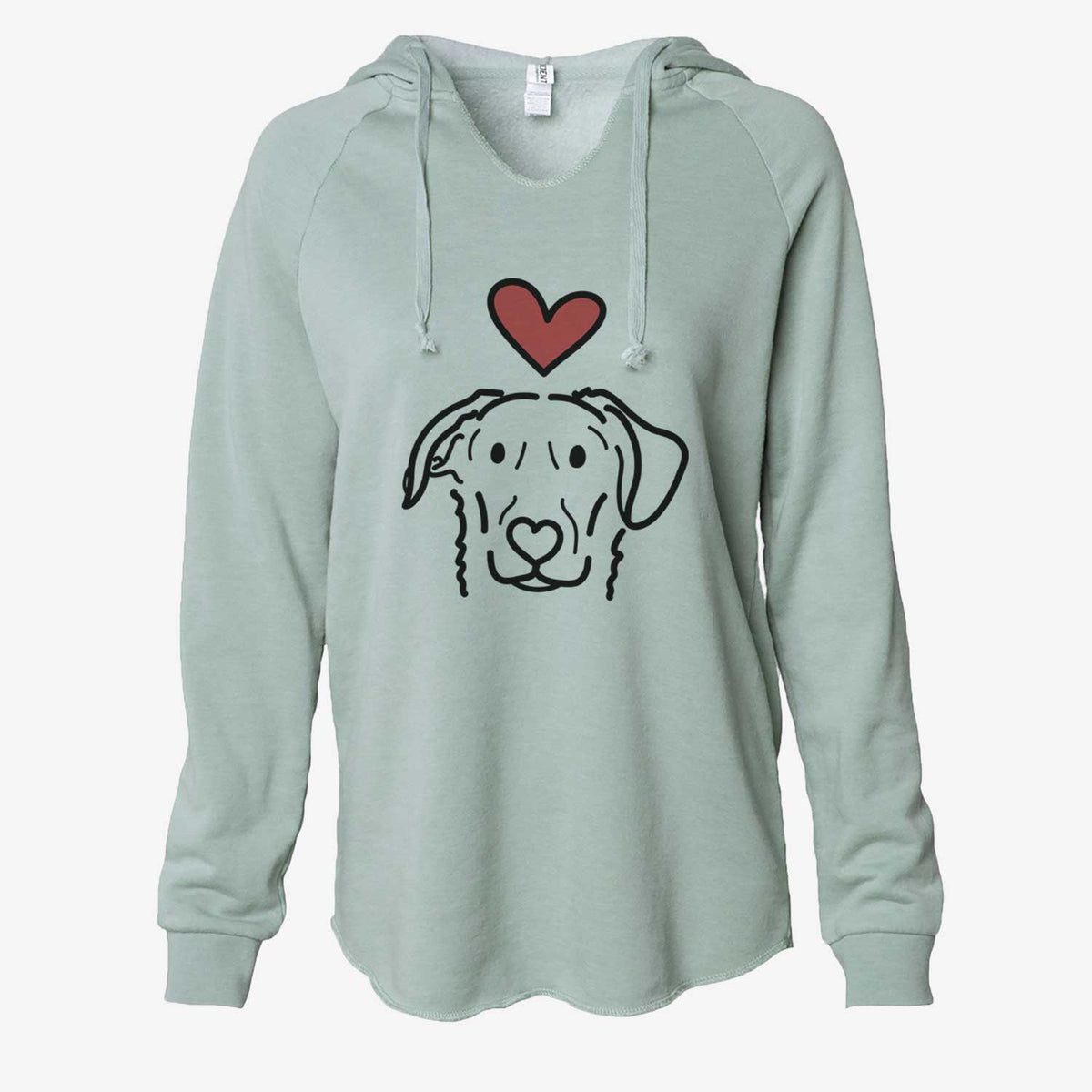 Love Always German Shepherd Mix - Morrison - Cali Wave Hooded Sweatshirt
