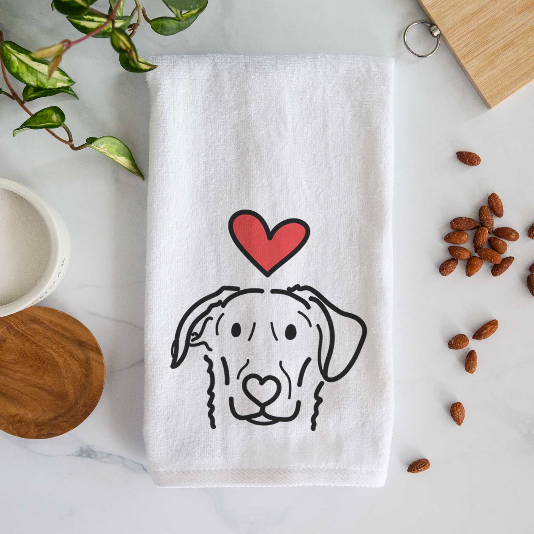 Love Always German Shepherd Mix - Morrison - Decorative Hand Towel