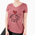 Love Always German Shepherd Mix - Morrison - Women's V-neck Shirt