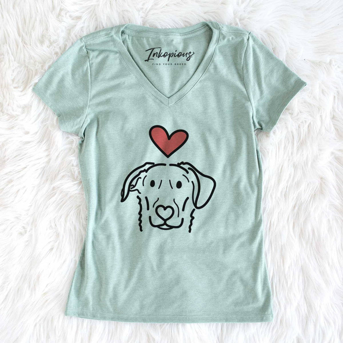 Love Always German Shepherd Mix - Morrison - Women&#39;s V-neck Shirt