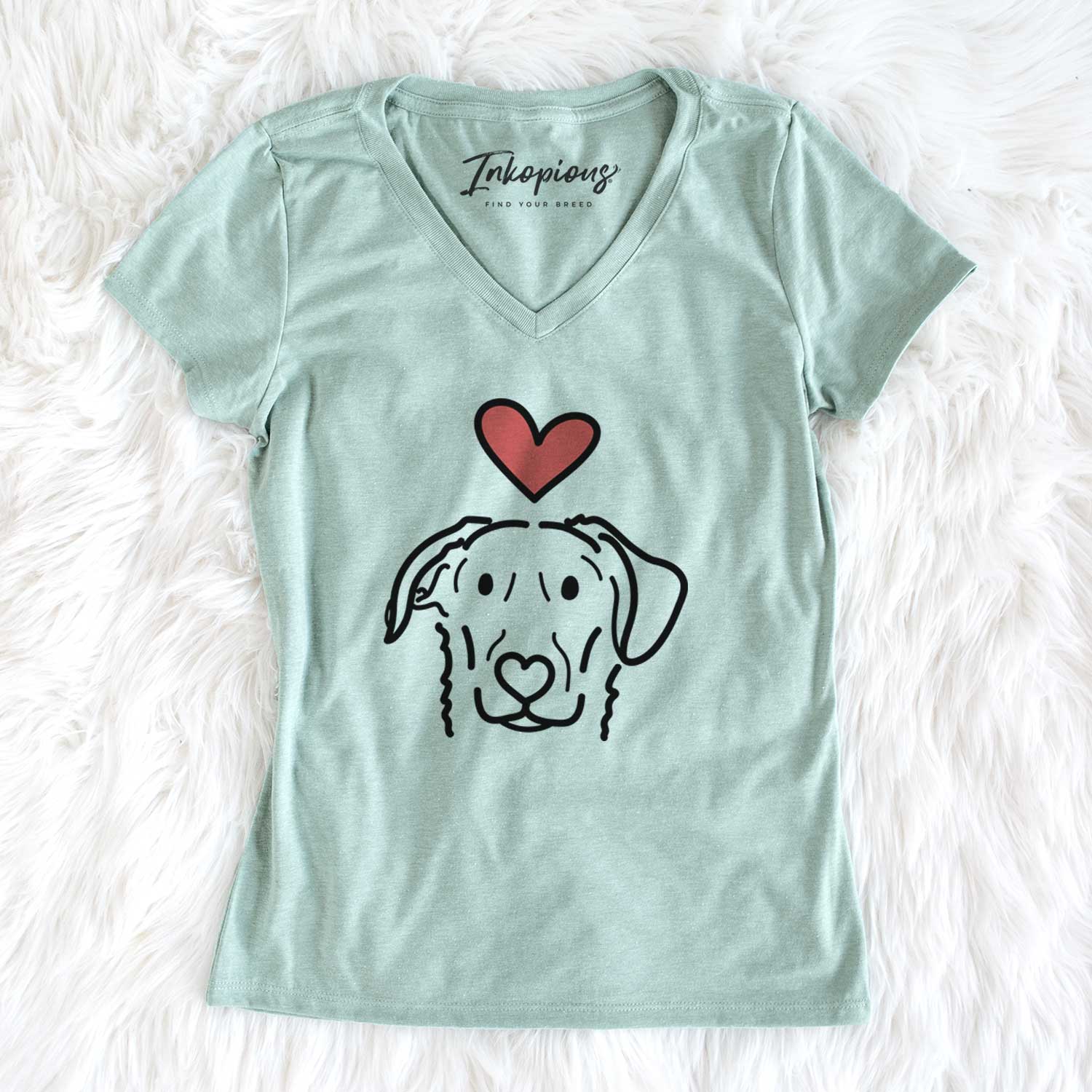 Love Always German Shepherd Mix - Morrison - Women's V-neck Shirt