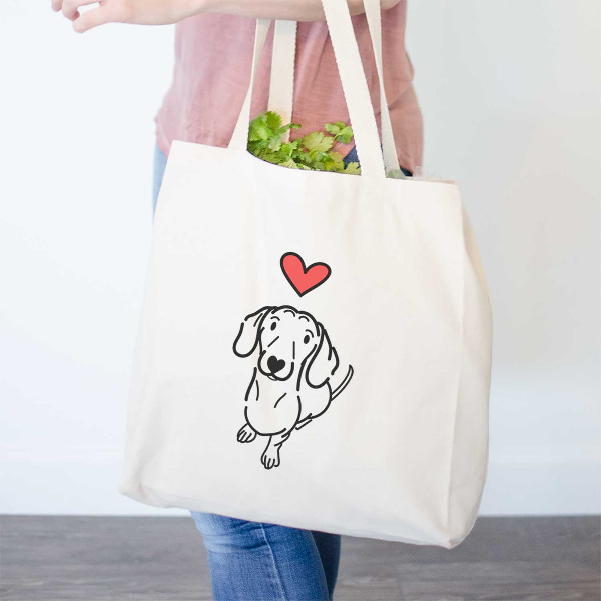 Love Always Dachshund - Moxie - Tote Bag