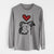 Love Always Pitbull Mix - Mr. Sir - Heavyweight 100% Cotton Long Sleeve