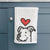 Love Always Pitbull Mix - Mr. Sir - Decorative Hand Towel