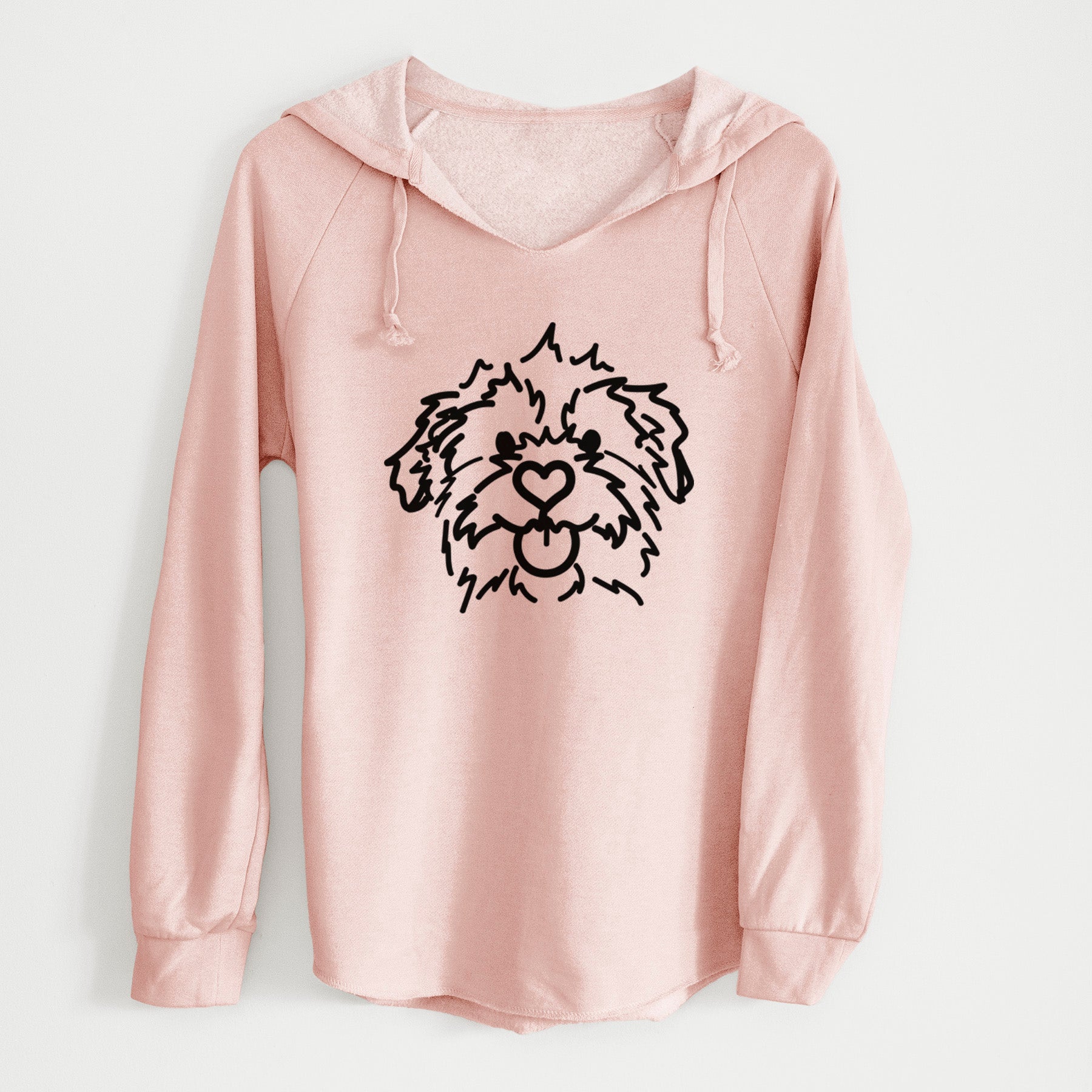 Love Always Mixed Breed - Bea - Cali Wave Hooded Sweatshirt