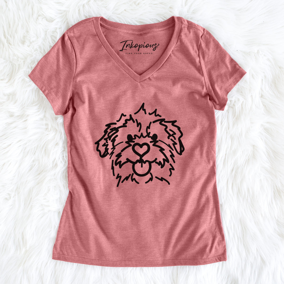 Love Always Mixed Breed - Bea - Women's Perfect V-neck Shirt