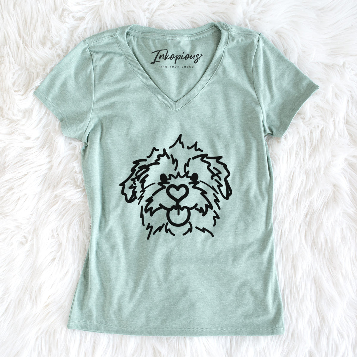 Love Always Mixed Breed - Bea - Women's Perfect V-neck Shirt