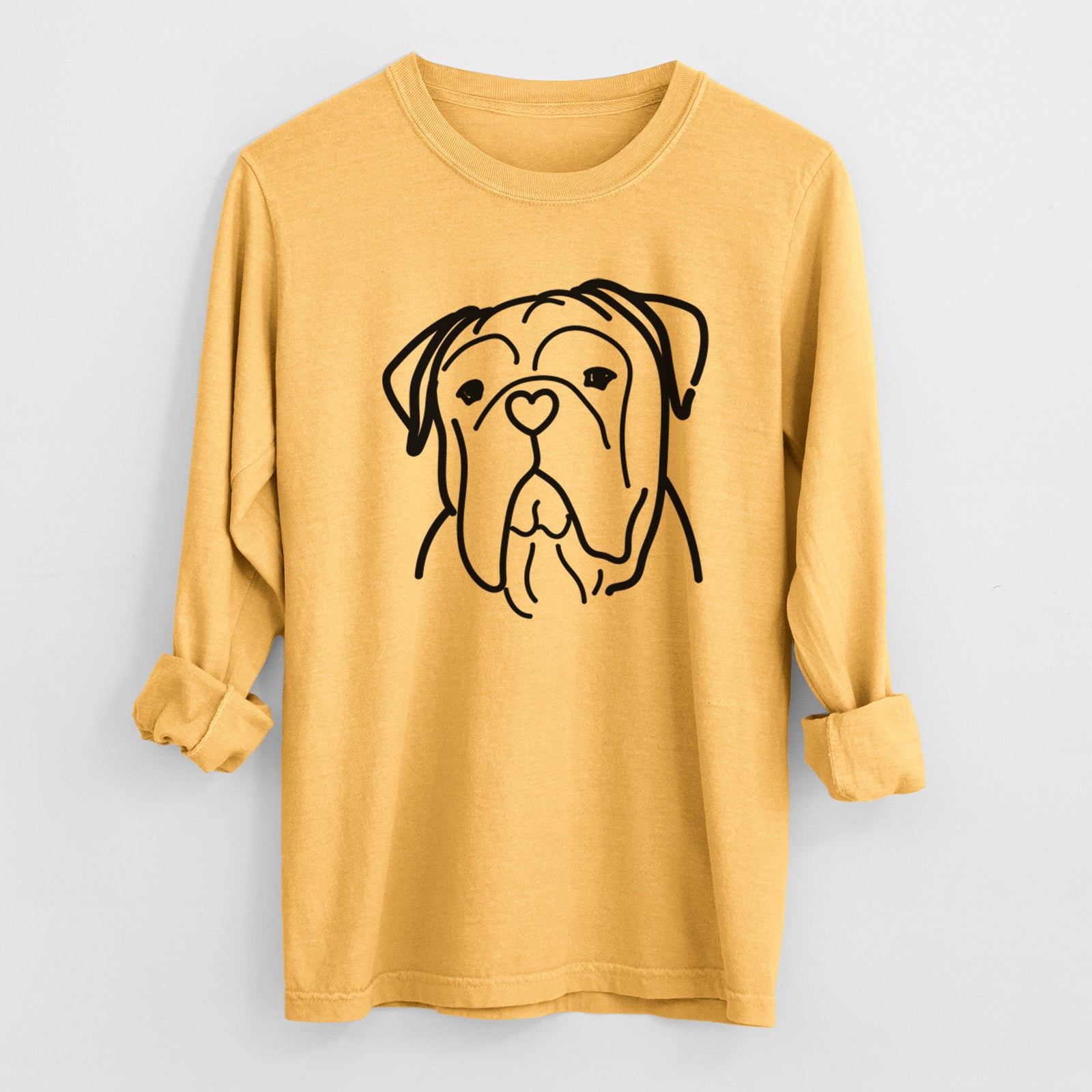 Love Always Vivian the Bull Mastiff - Heavyweight 100% Cotton Long Sleeve