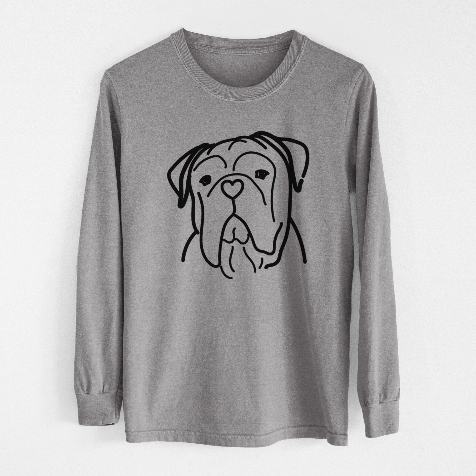 Love Always Vivian the Bull Mastiff - Heavyweight 100% Cotton Long Sleeve