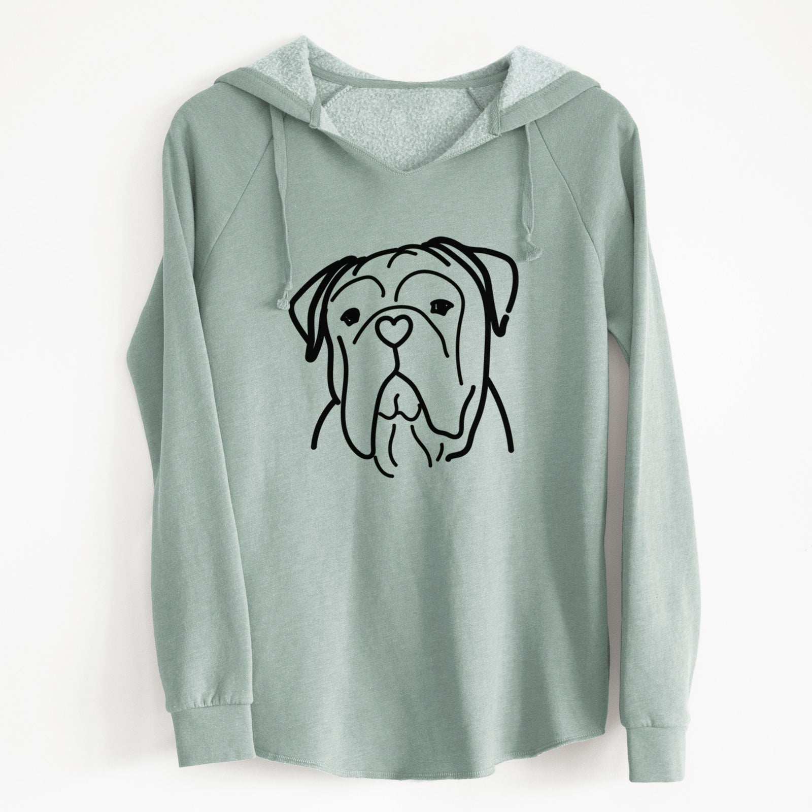 Love Always Vivian the Bull Mastiff - Cali Wave Hooded Sweatshirt