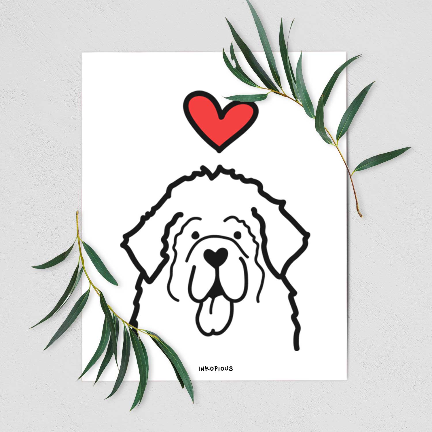 Love Always Newfoundland Art Print