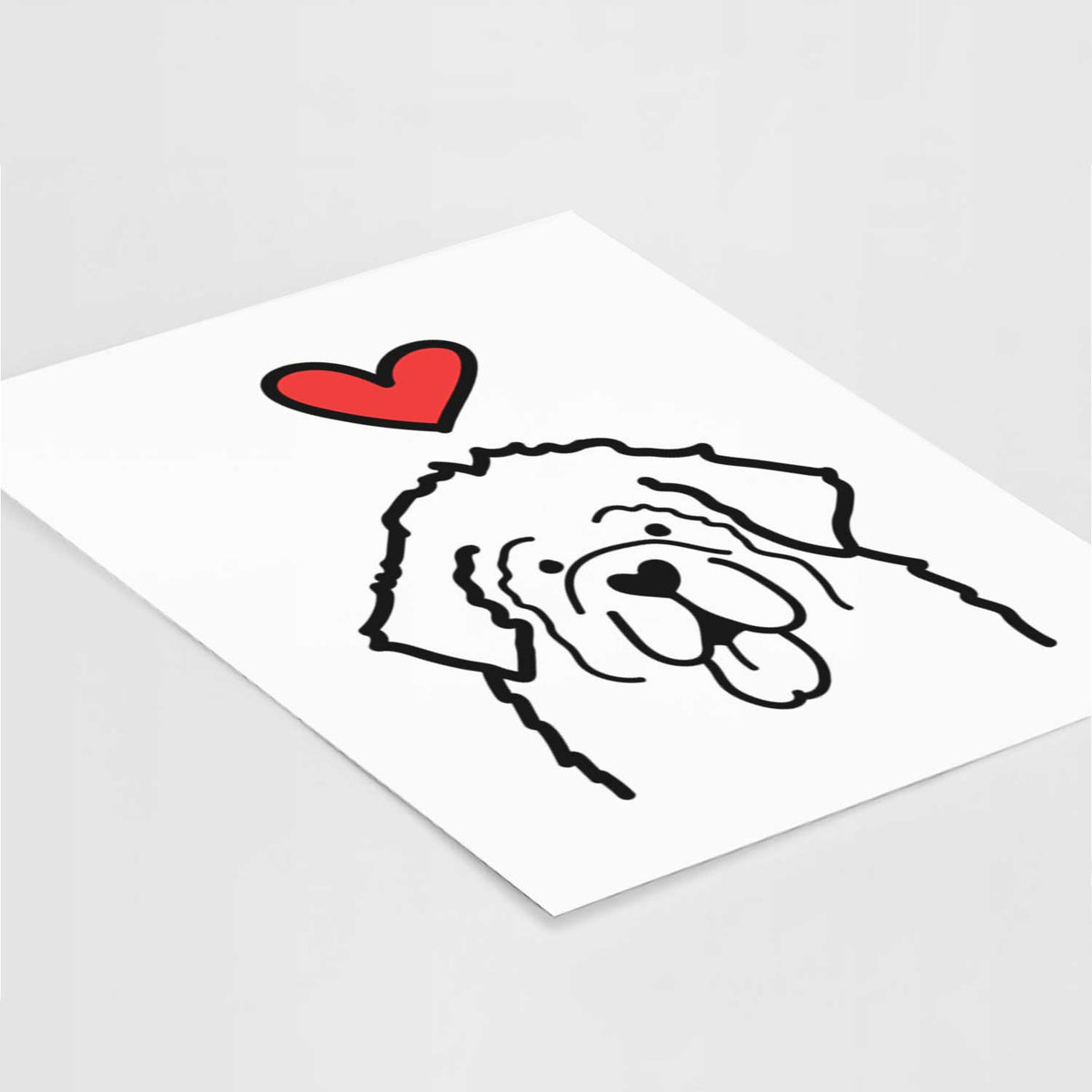 Love Always Newfoundland Art Print