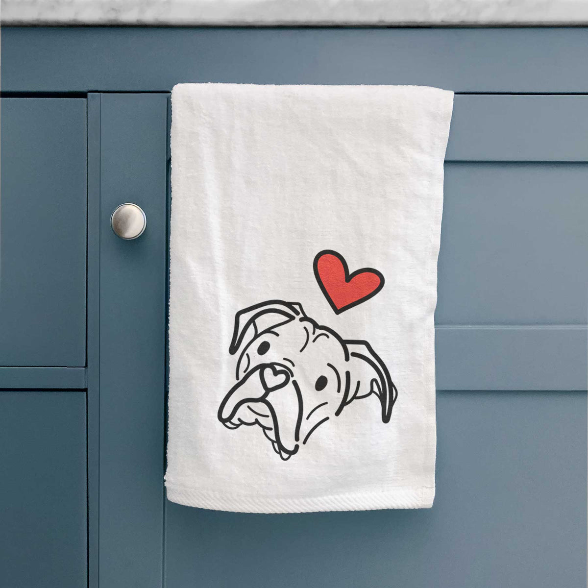 Love Always Boxer - Noodle - Decorative Hand Towel