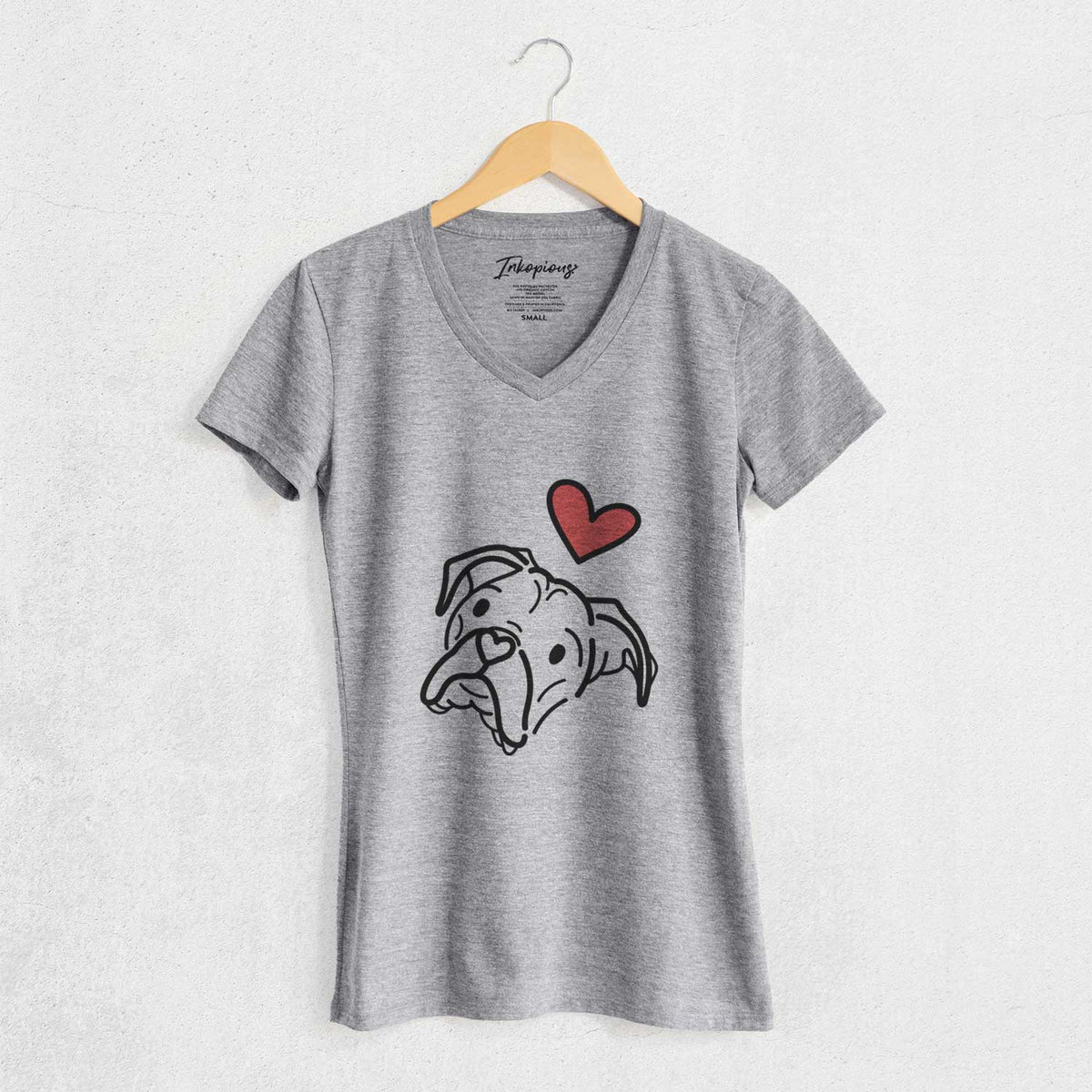 Love Always Boxer - Noodle - Women's V-neck Shirt