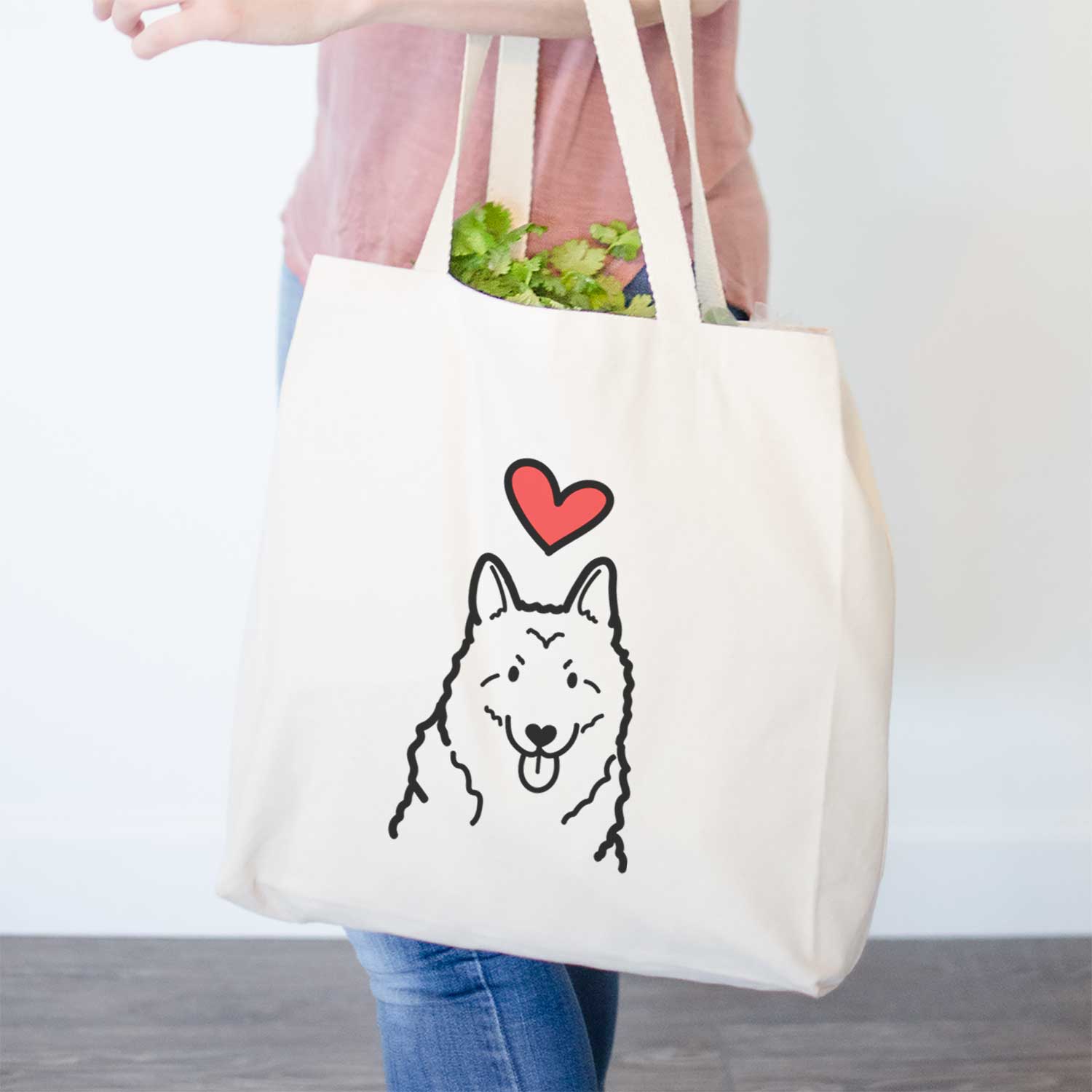 Love Always Norwegian Elkhound - Tote Bag