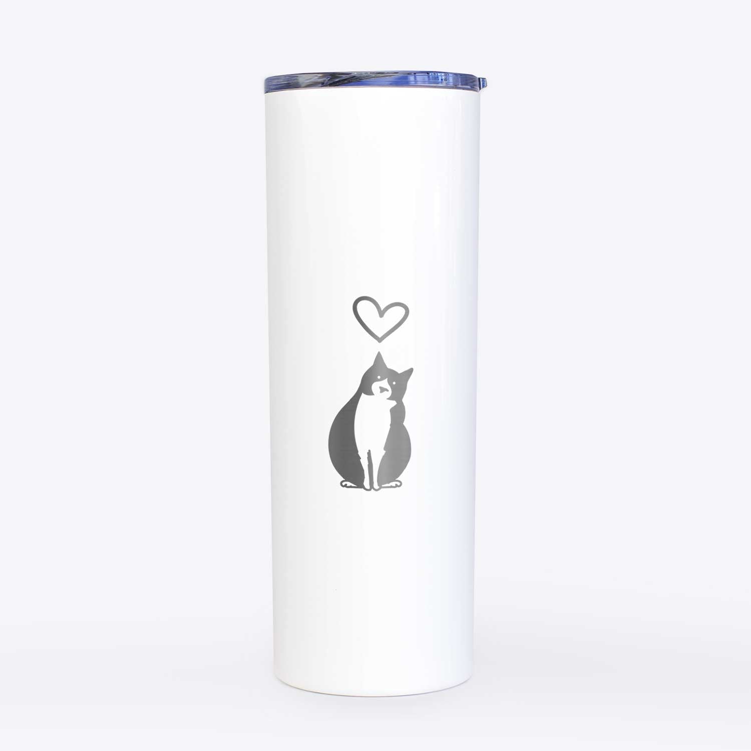 Love Always Tuxedo Cat - Oliver - 20oz Skinny Tumbler