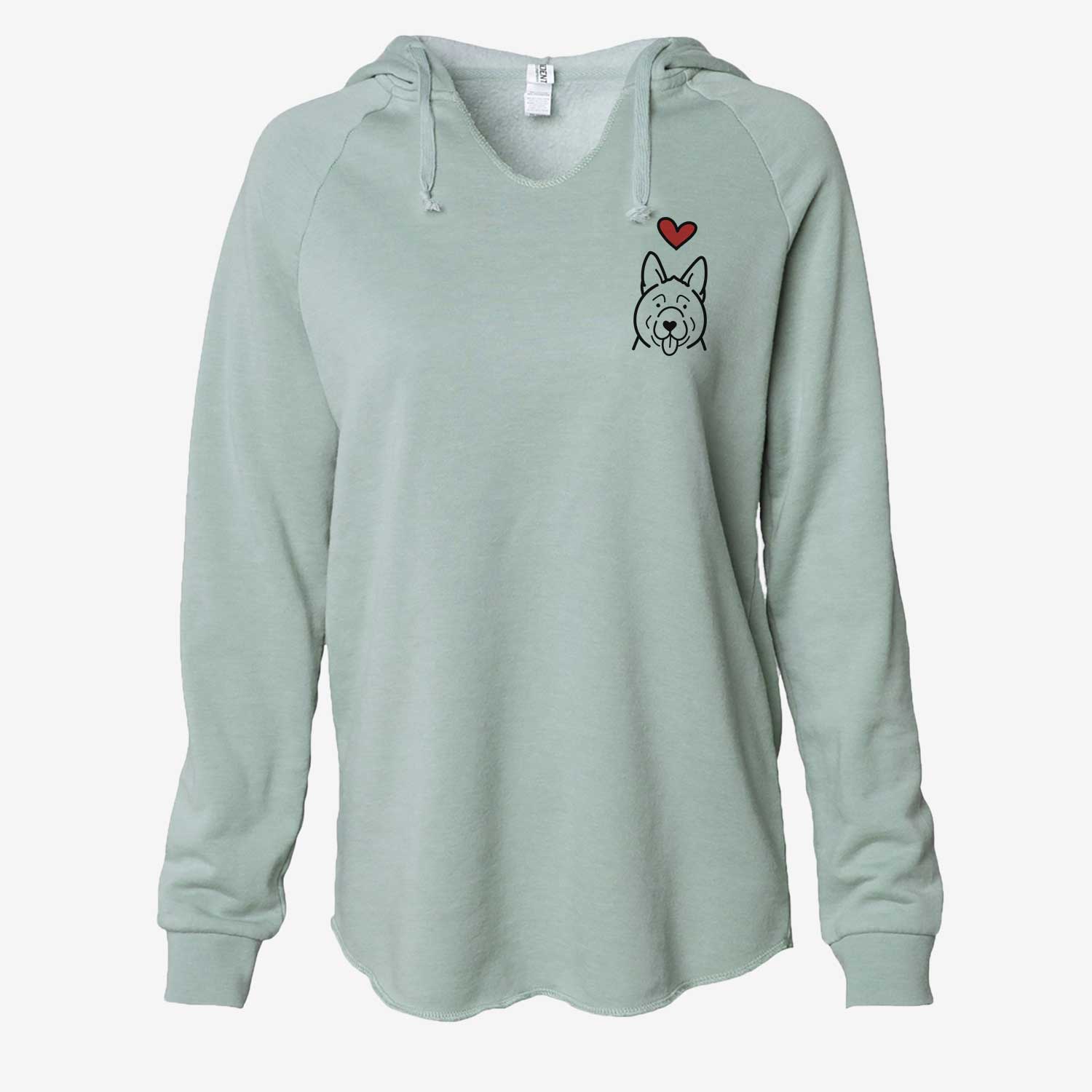 Love Always Akita - Cali Wave Hooded Sweatshirt