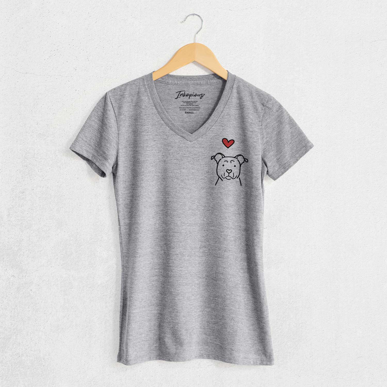 Love Always American Staffordshire Terrier - Women's V-neck Shirt