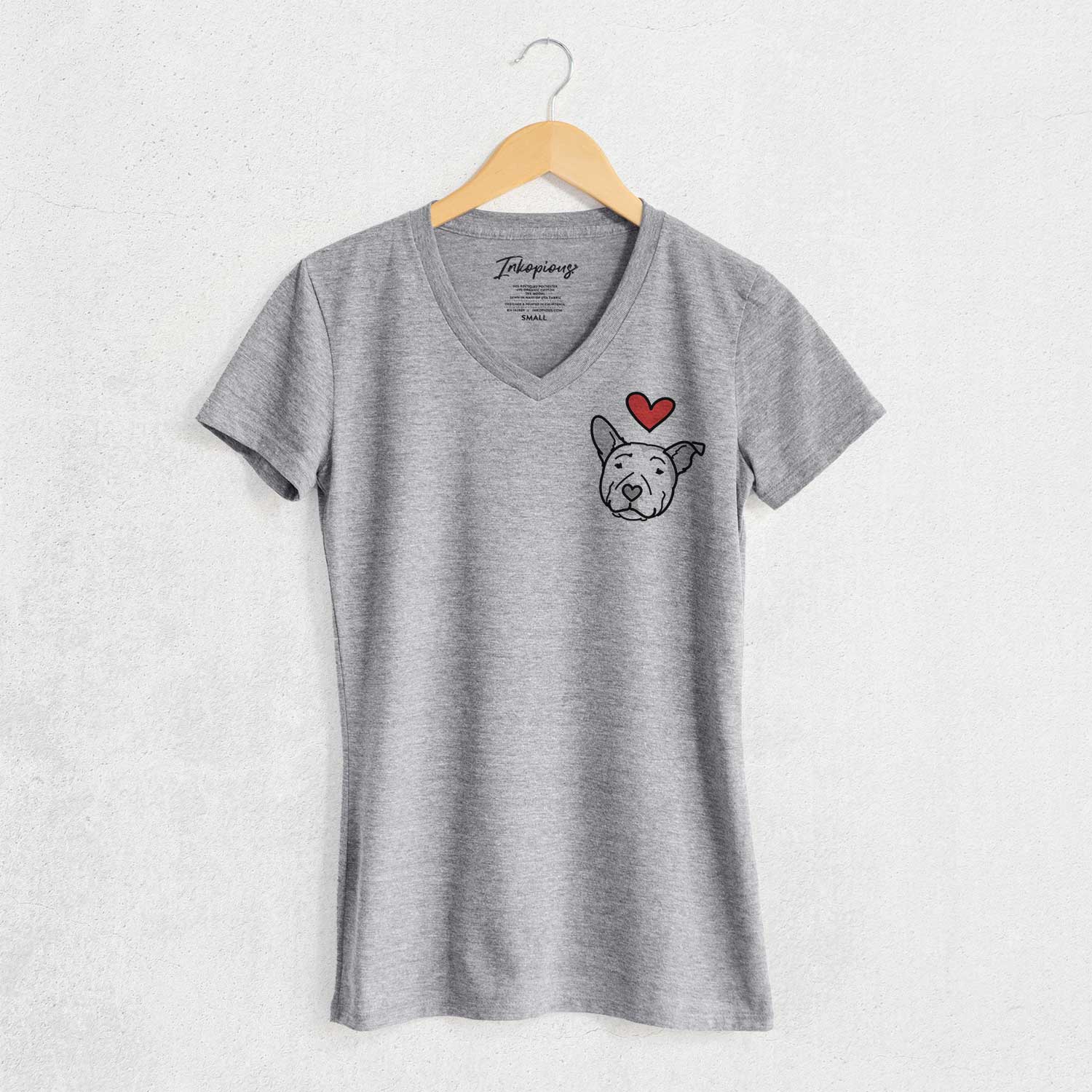 Love Always Pitbull - Archer - Women's V-neck Shirt