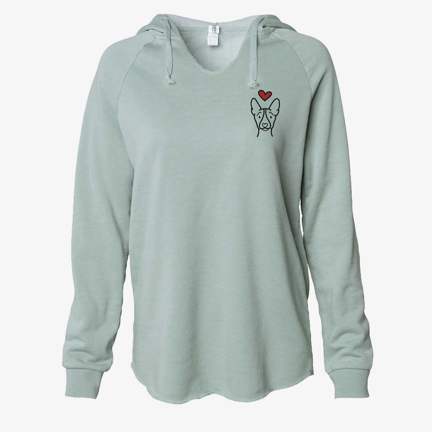 Love Always Basenji - Cali Wave Hooded Sweatshirt