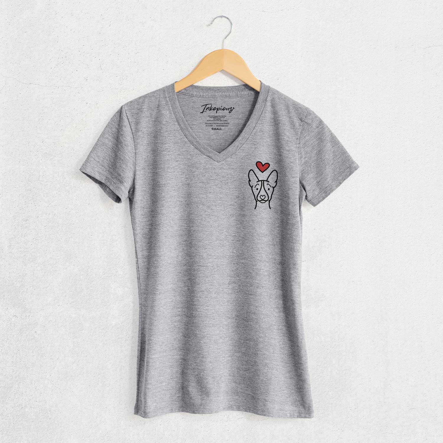 Love Always Basenji - Women's V-neck Shirt