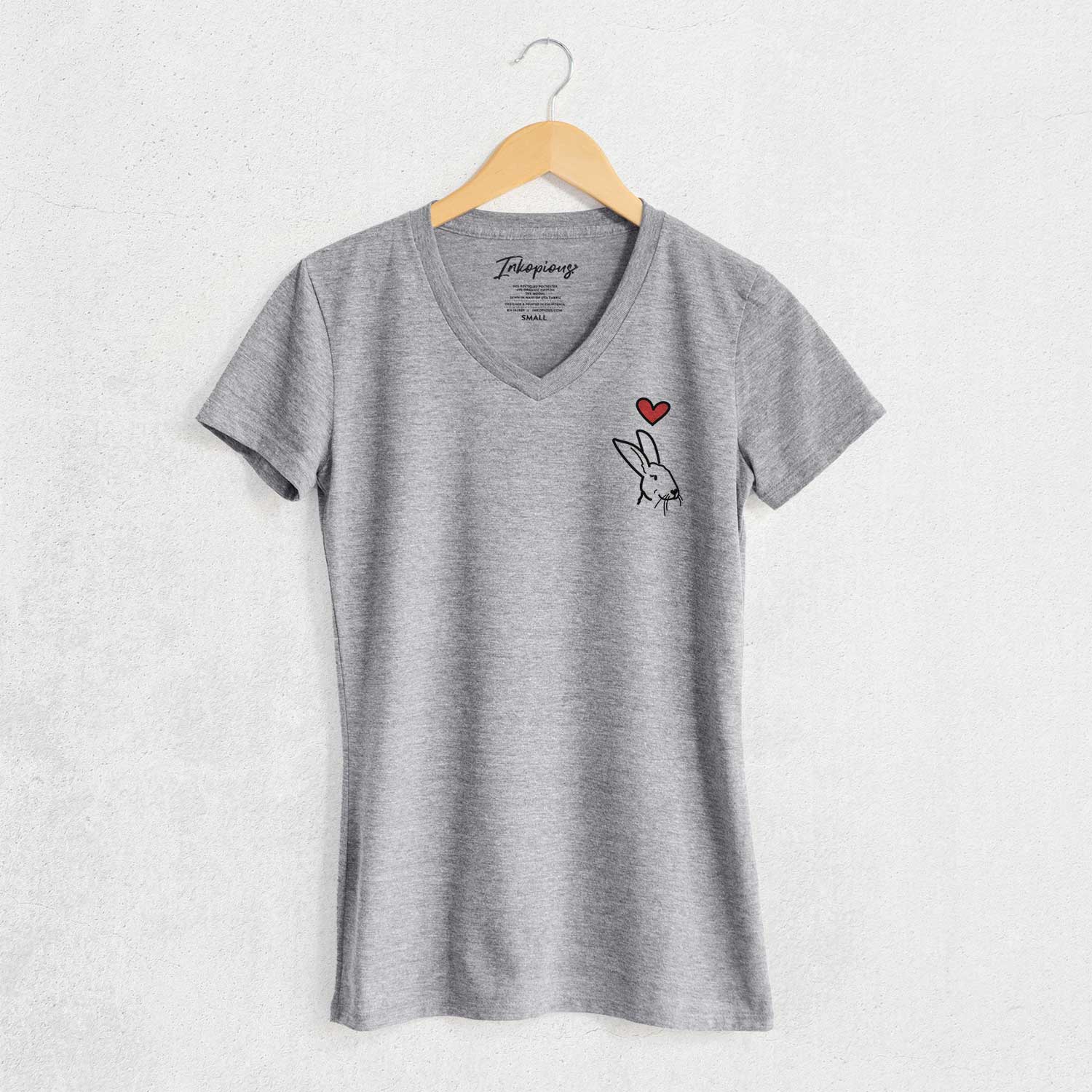 Love Always Rex Rabbit - Betsy - Women's V-neck Shirt