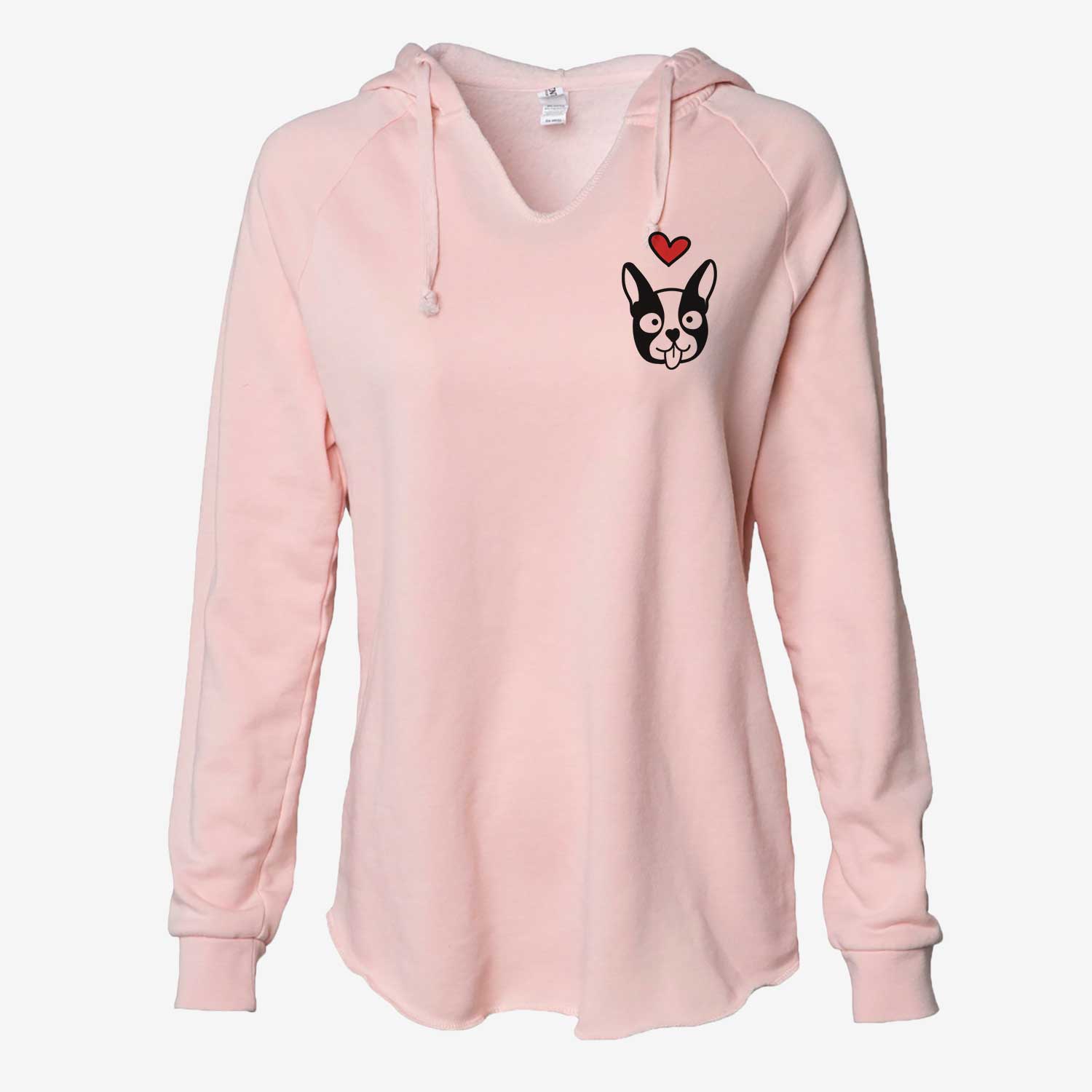 Love Always Boston Terrier - Cali Wave Hooded Sweatshirt