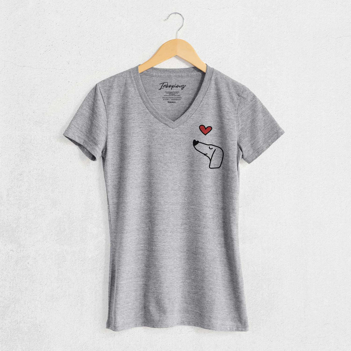 Love Always Dachshund - Women's V-neck Shirt