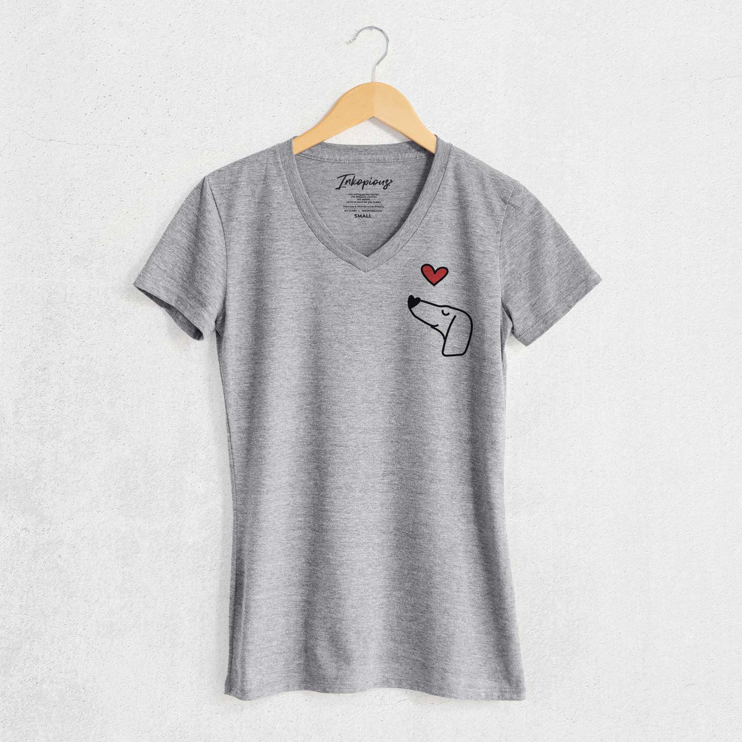 Love Always Dachshund - Women's V-neck Shirt