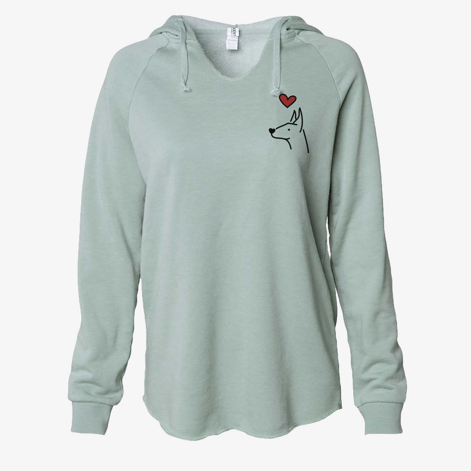 Love Always Doberman Pinscher - Cali Wave Hooded Sweatshirt