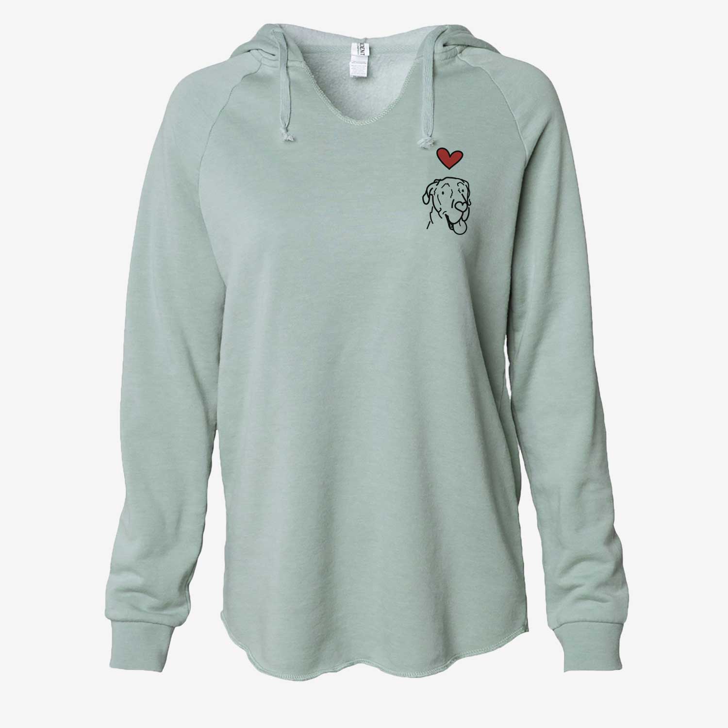 Love Always Great Dane - Duncan - Cali Wave Hooded Sweatshirt