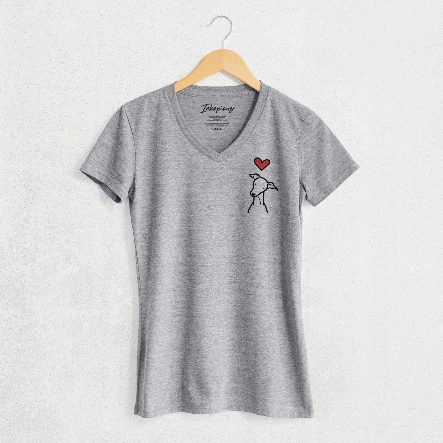 Love Always Italian Greyhound - Women's V-neck Shirt