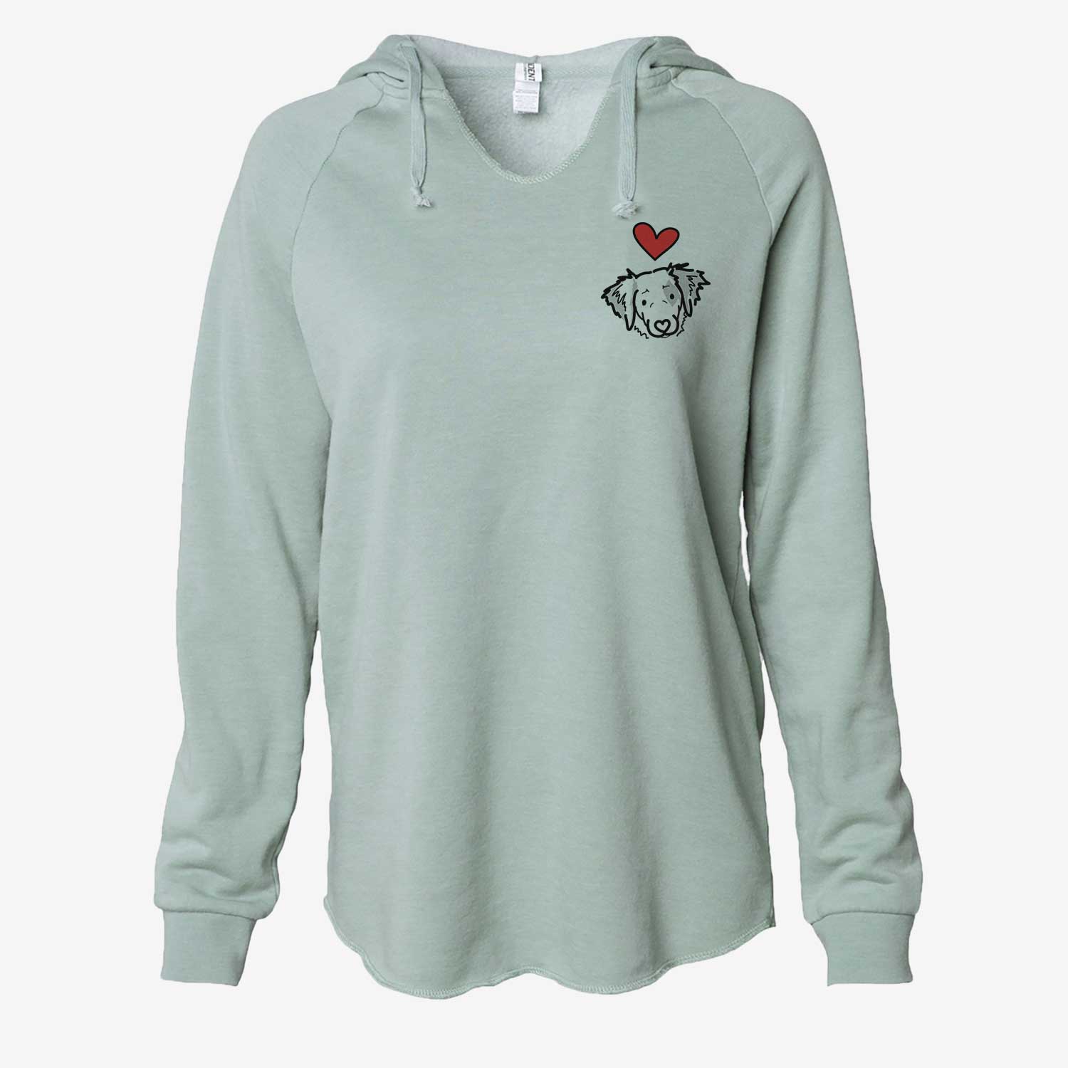 Love Always Brittany Spaniel - Kiva - Cali Wave Hooded Sweatshirt