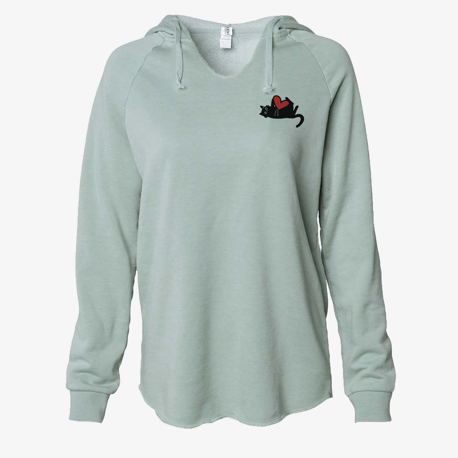 Love Always Black Cat - Smash - Cali Wave Hooded Sweatshirt