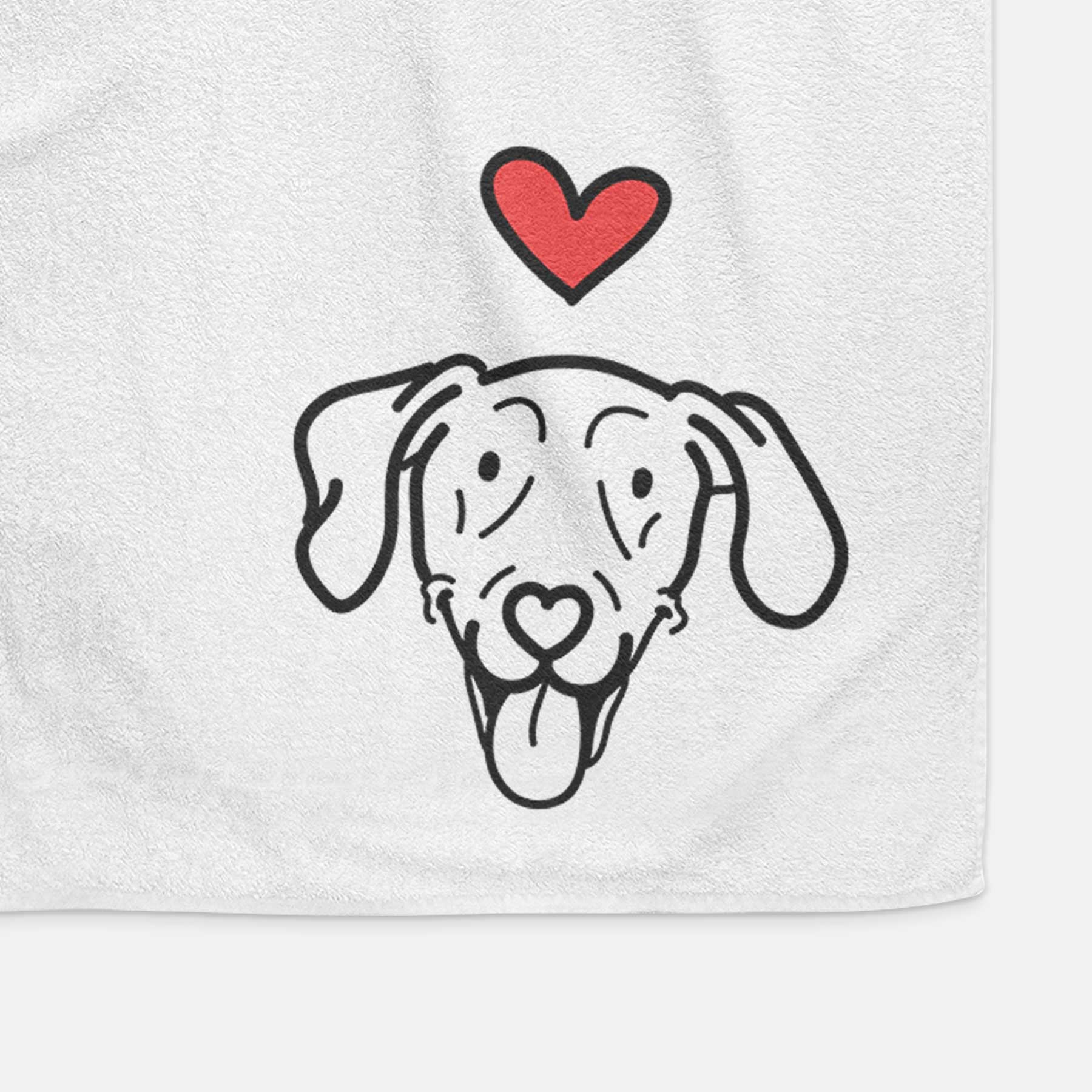 Love Always Weimaraner - Paco Lobo - Decorative Hand Towel