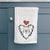 Love Always Papillon Decorative Hand Towel