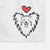 Love Always Papillon Decorative Hand Towel