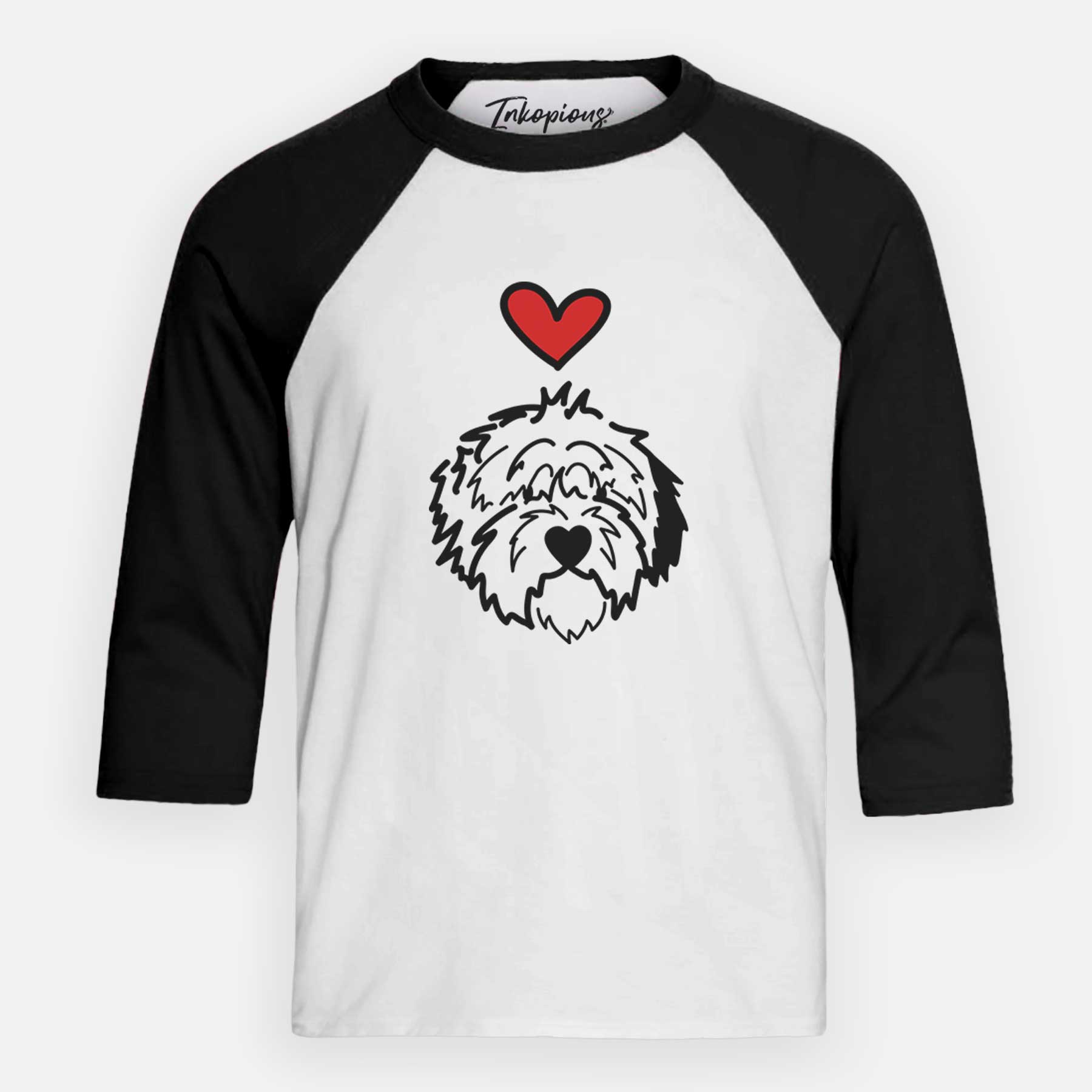 Love Always Old English Sheepdog - Penny - Youth 3/4 Long Sleeve