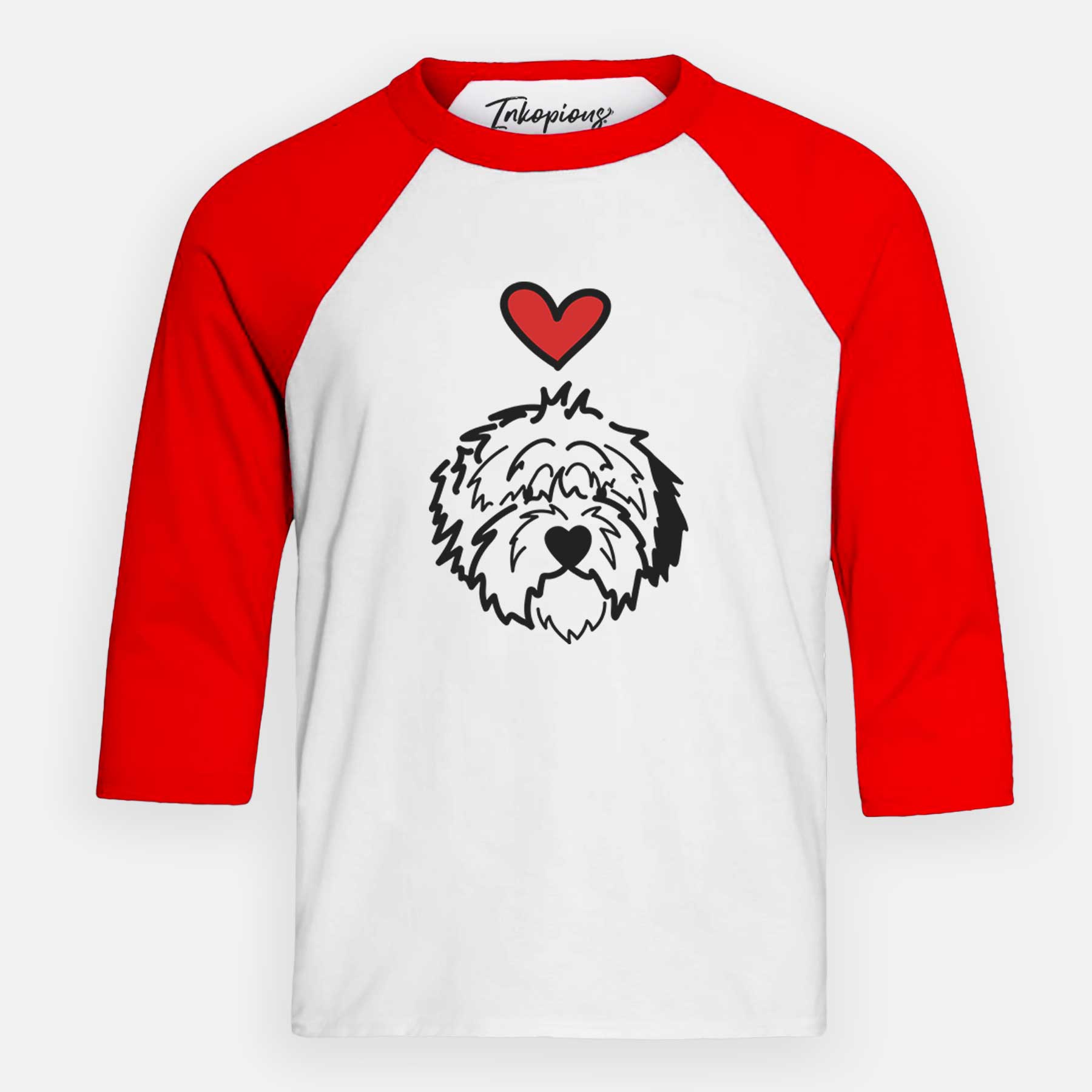 Love Always Old English Sheepdog - Penny - Youth 3/4 Long Sleeve