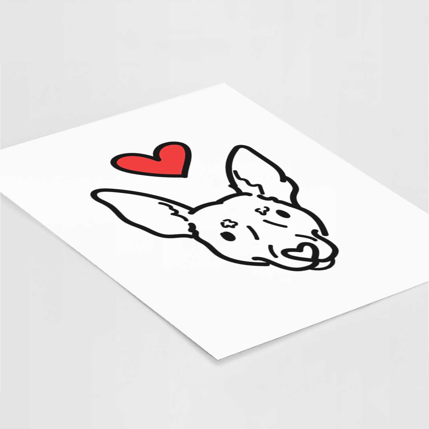 Love Always Rat Terrier - Penny Art Print