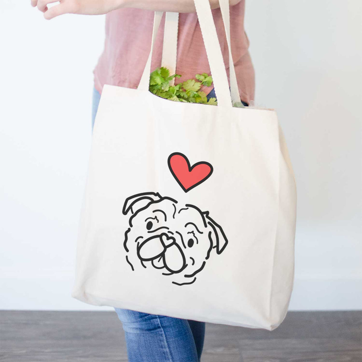 Love Always Pug - Pip - Tote Bag