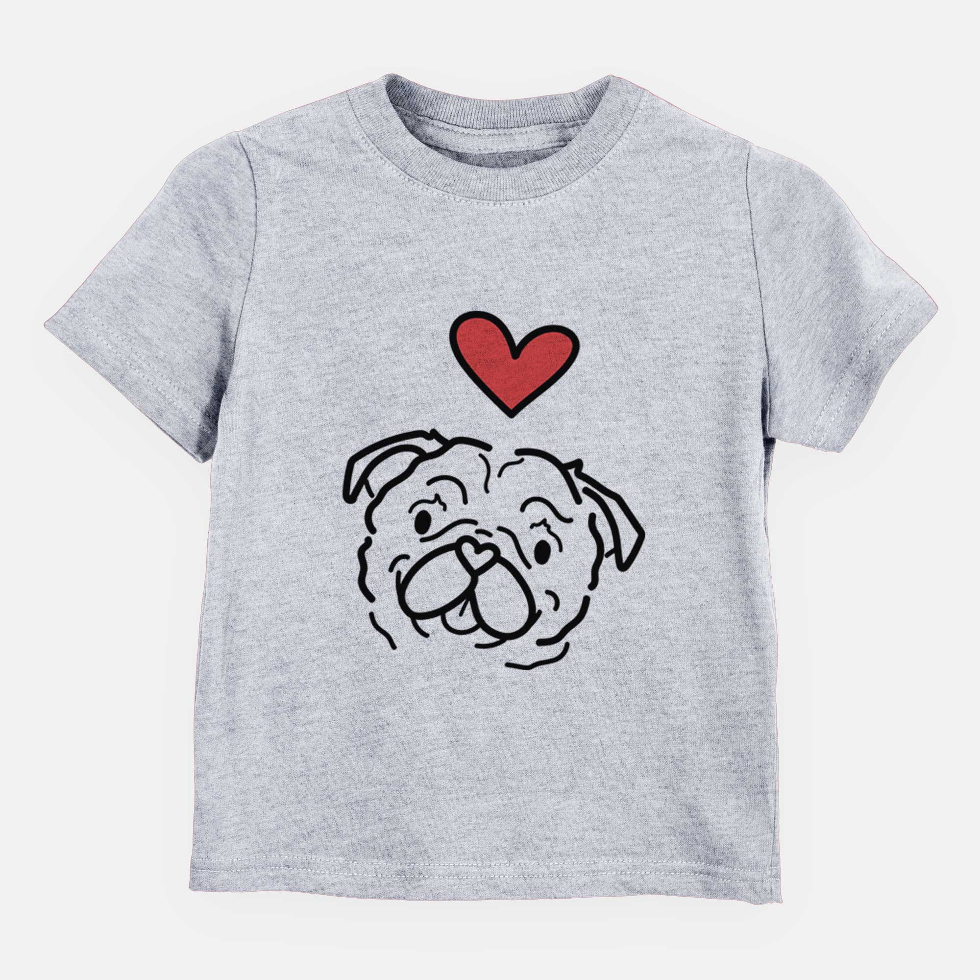 Love Always Pug - Pip - Kids/Youth/Toddler Shirt