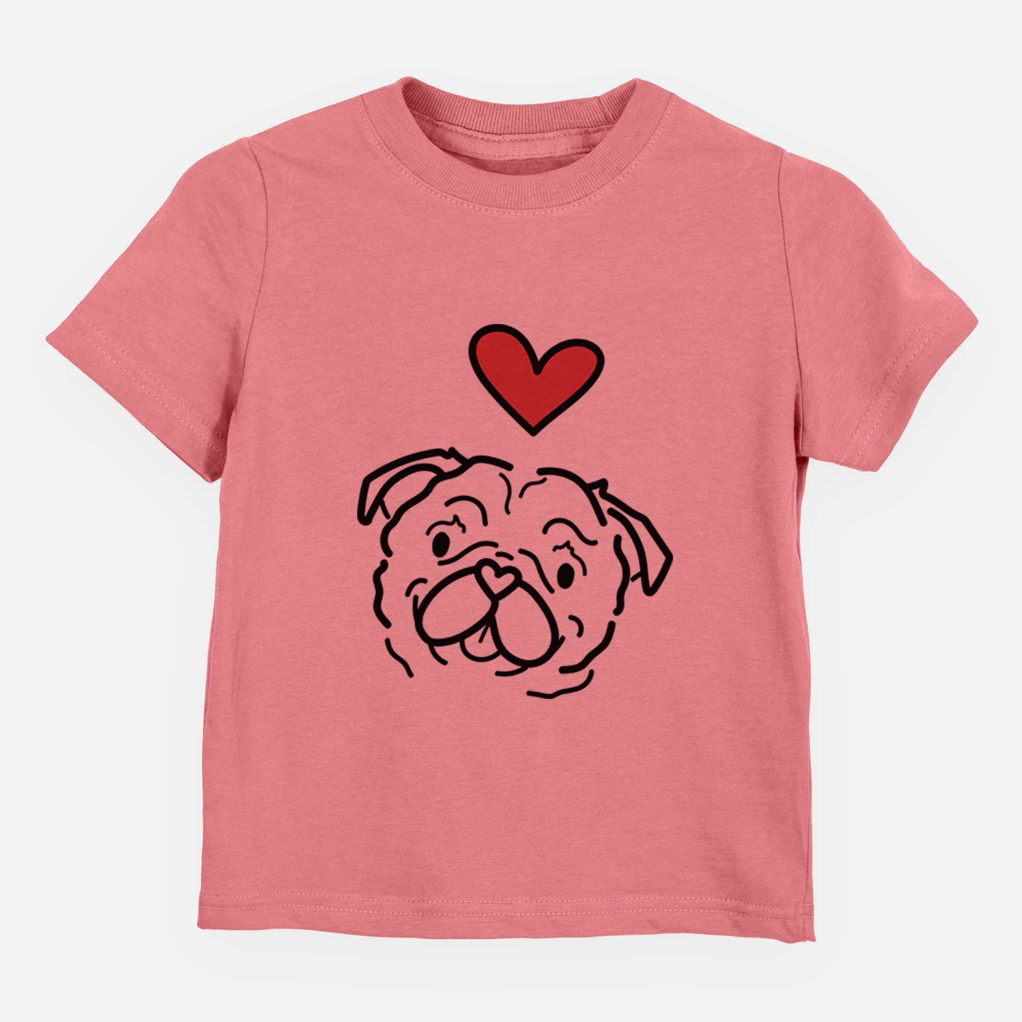 Love Always Pug - Pip - Kids/Youth/Toddler Shirt