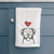 Love Always Pitbull - Decorative Hand Towel