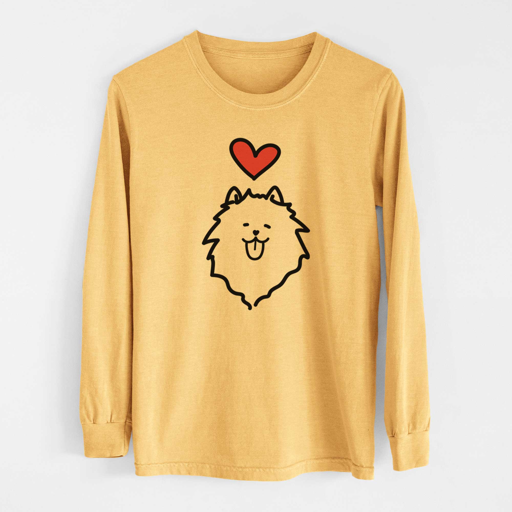 Love Always Pomeranian - Heavyweight 100% Cotton Long Sleeve