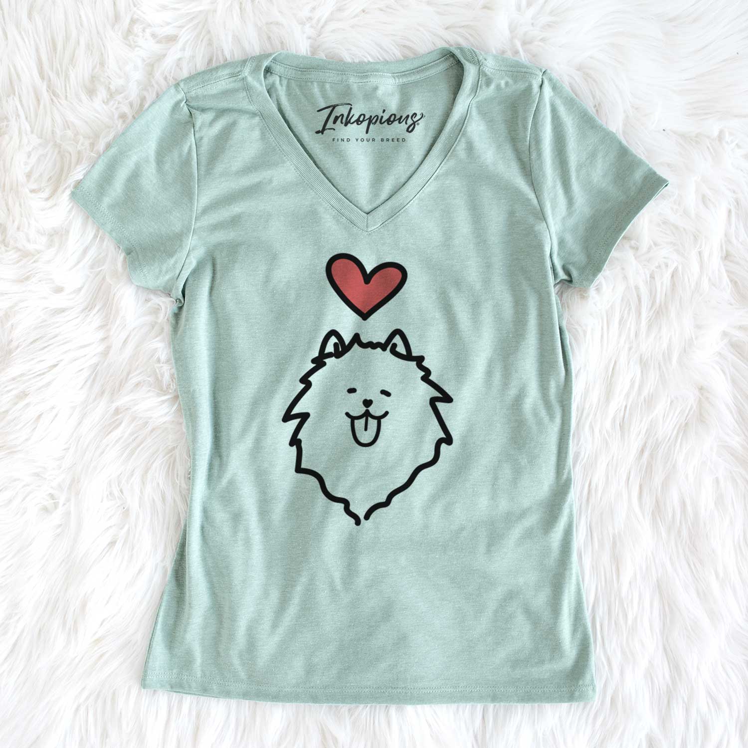 Love Always Pomeranian - Women's V-neck Shirt