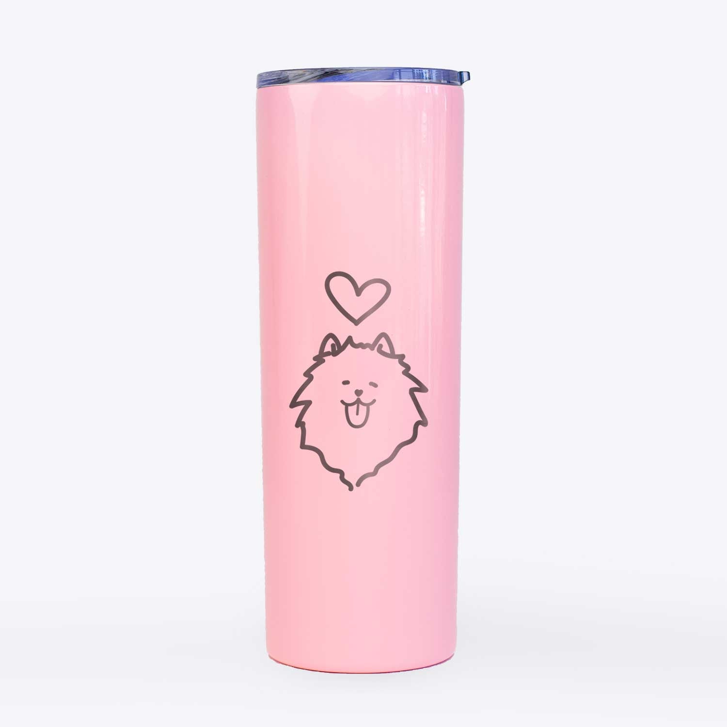 Love Always Pomeranian - 20oz Skinny Tumbler