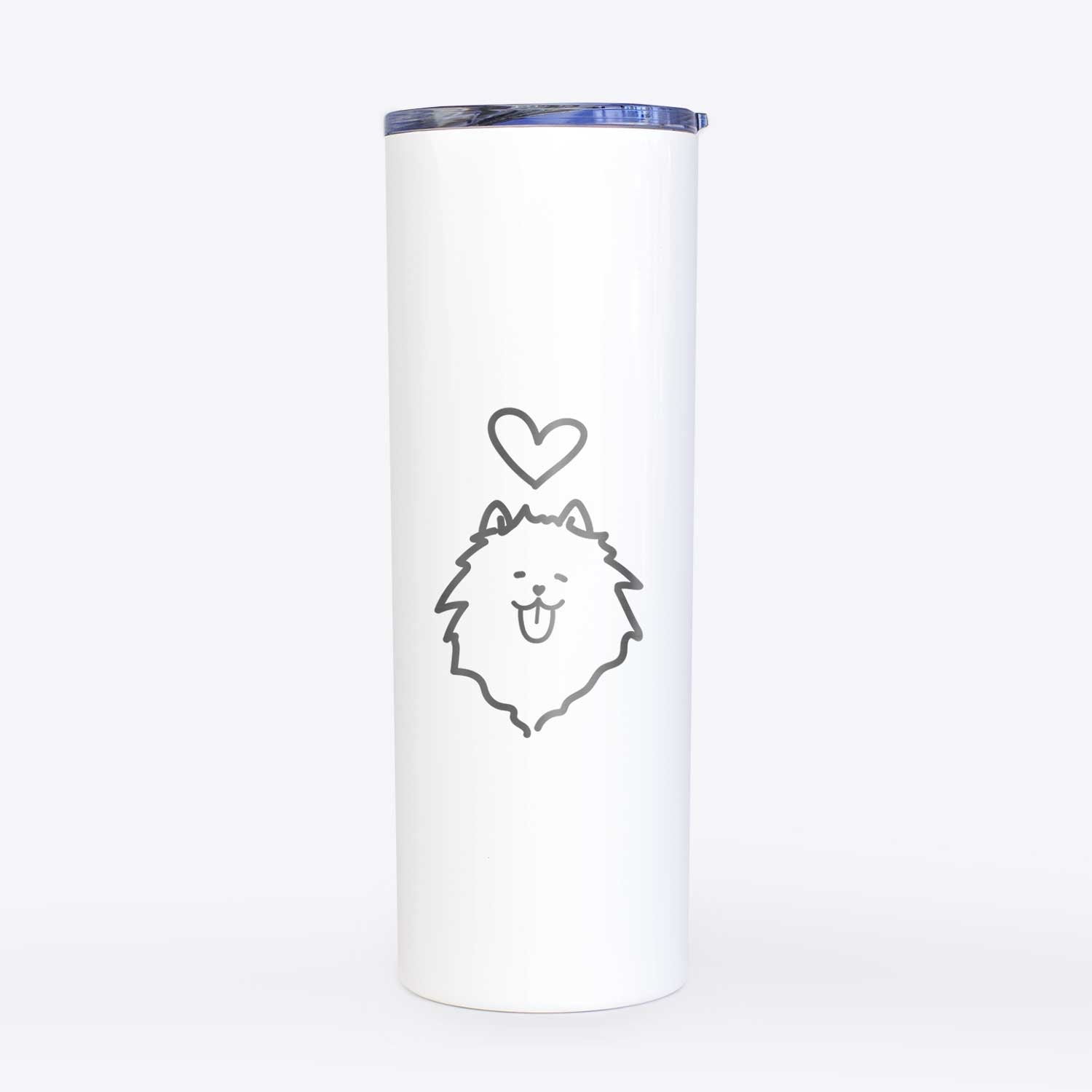 Love Always Pomeranian - 20oz Skinny Tumbler